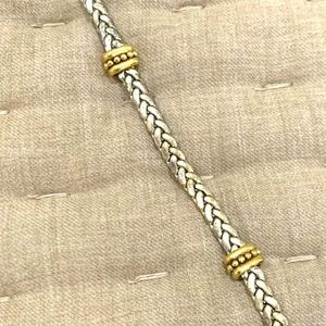 Vintage silver and gold bracelet